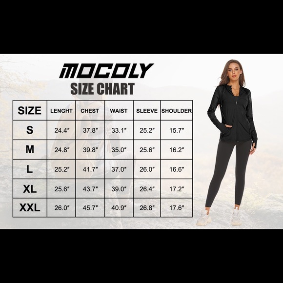 MOCOLY Women's UPF 50+ Sun Protection Hoodie Jacket Lightweight - Picture 9 of 10